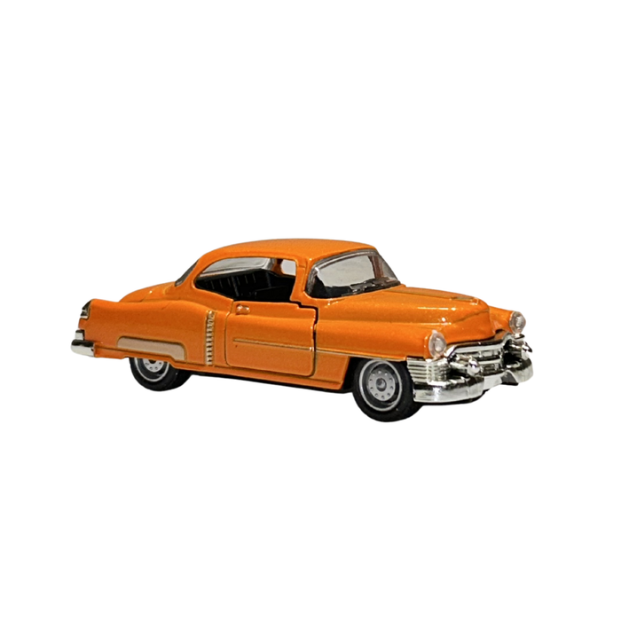 Orange Vintage Coupe Die-Cast Car Model 1:32 Scale for Kids & Collectors