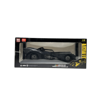 DC Batman 1989 Batmobile Black Diecast Car Model Collectible Vehicle – 1:18 Scale