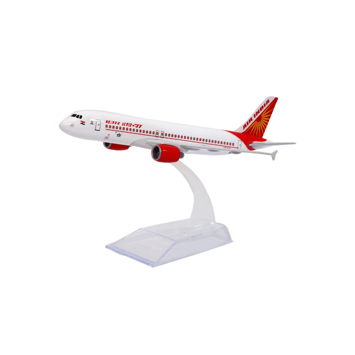 Air India Die-Cast Airplane Model with Display Stand