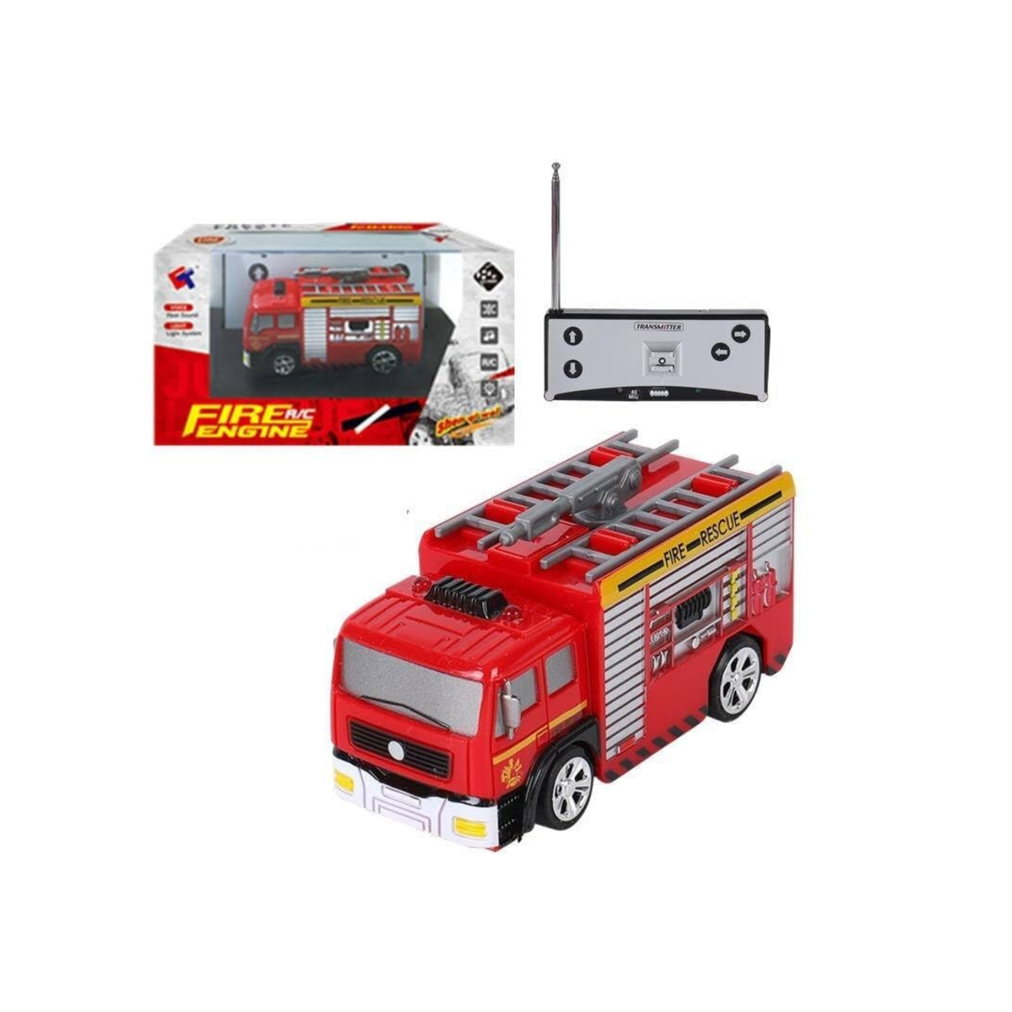 Create Toys / Shen Qi Wei 1:64 Scale Fire Engine Water Sprayer Truck
