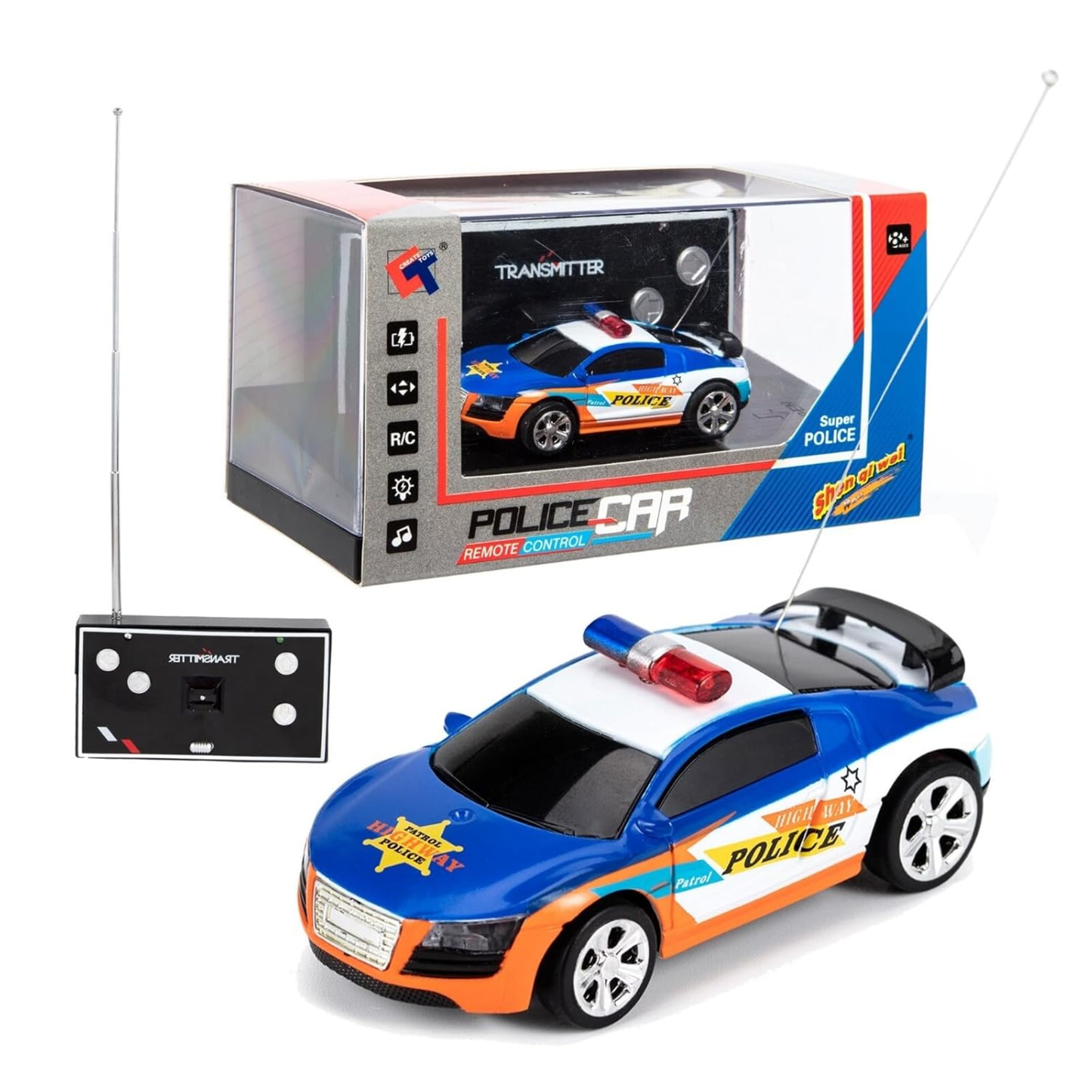 Create Toys / Shen Qi Wei 2006D 1:64 Scale Audi Police Car