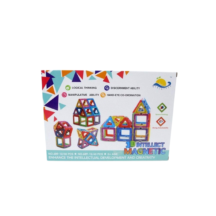 Xinlebei 3D Intellect Magnetic Building Blocks – STEM Educational Construction Toy Set