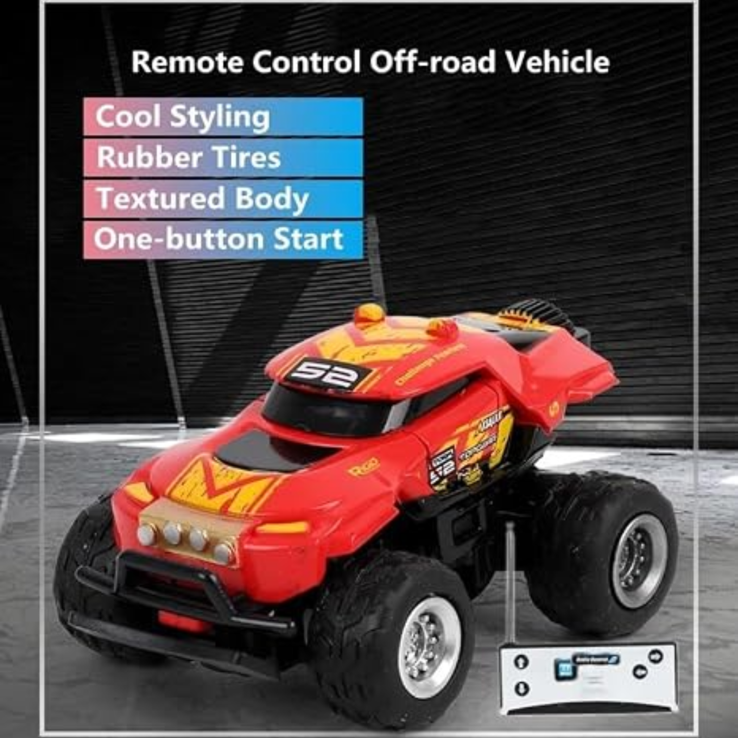 Create Toys / Shen Qi Wei 1:64 Scale Baja Racer (Yellow & Red)