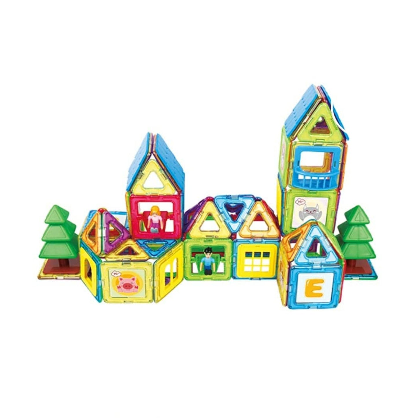 3D Magnetic Intellect - STEM Magnetic Building Set (104 Pieces) - Xinlebei Edition
