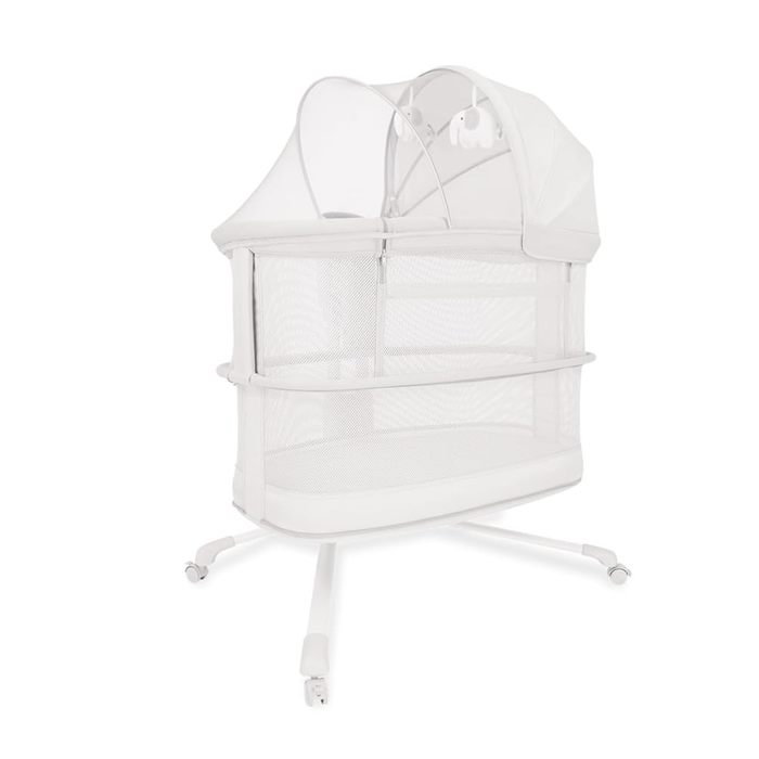 Mastela Dream Starlight Bedside Bassinet – Premium Comfort in Elegant White
