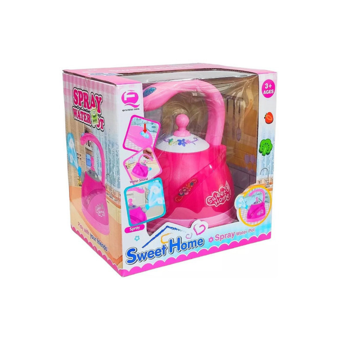 Qun Feng Toys Sweet Home Toy Spray Water Pot with Sound and Spray Function