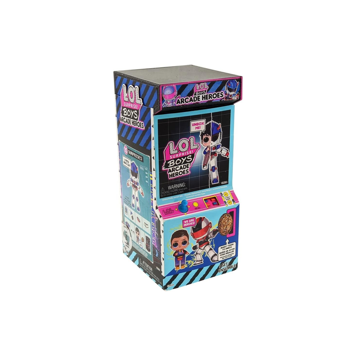 L.O.L. Surprise! Boys Arcade Heroes Action Figure & Doll with 15 Surprises
