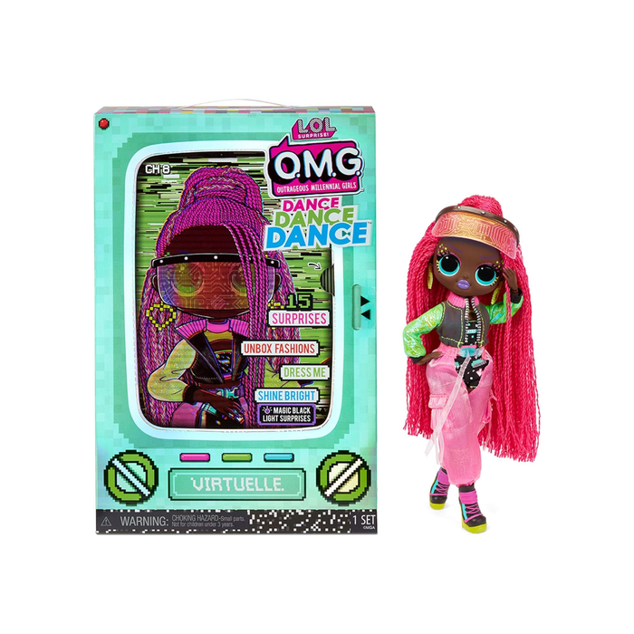 L.O.L. Surprise! O.M.G. Dance Dance Dance Virtuelle Fashion Doll – 15 Surprises