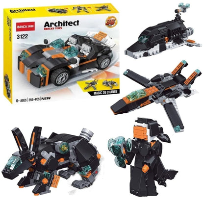 Architect - Magic 36 Change Building Set (256+ Pieces) - Brick Edition