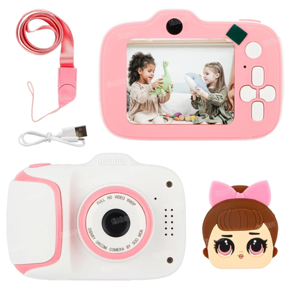 Funny Camera Series - Cartoon Camera (Pink Bow Hairband Edition)