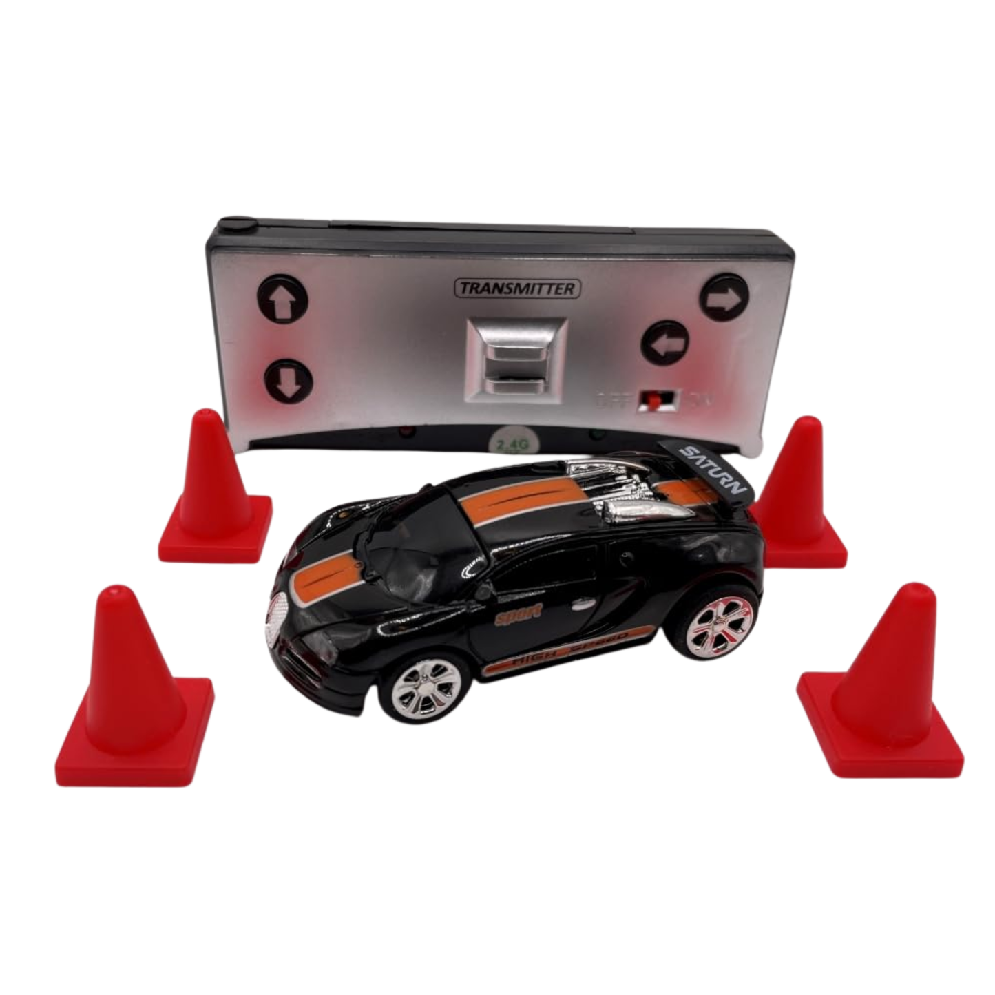 Create Toys / Shen Qi Wei 2006C 1:64 Scale Bugatti Mini RC Car (Black)
