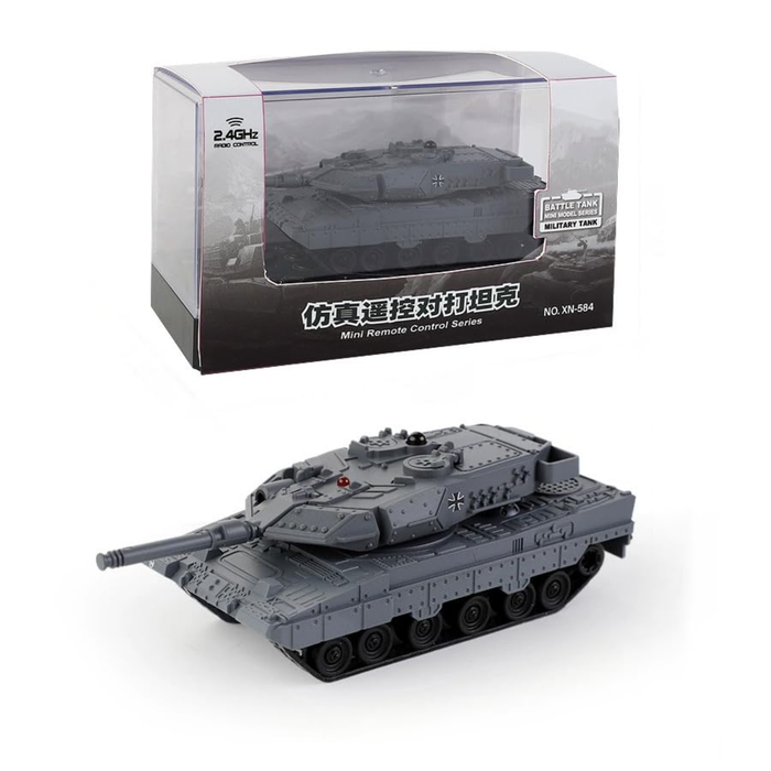 Happy Cow Remote Control Military Tank (Grey)
