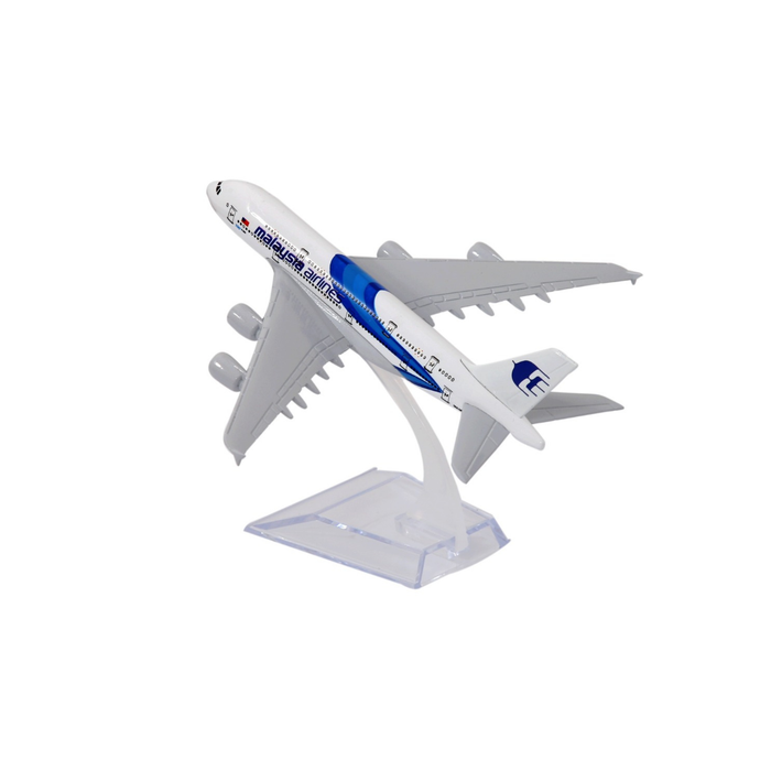 Malaysia Airlines Die-Cast Airplane Model with Display Stand