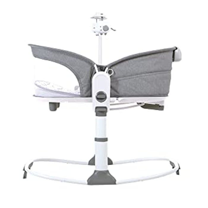 Mastela Deluxe Multi-Functional Bassinet – Premium Comfort in Modern Orange & Grey