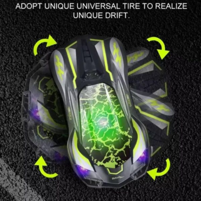 JZL Twisted Climber Legends Champions Remote Control Stunt Car (Green)