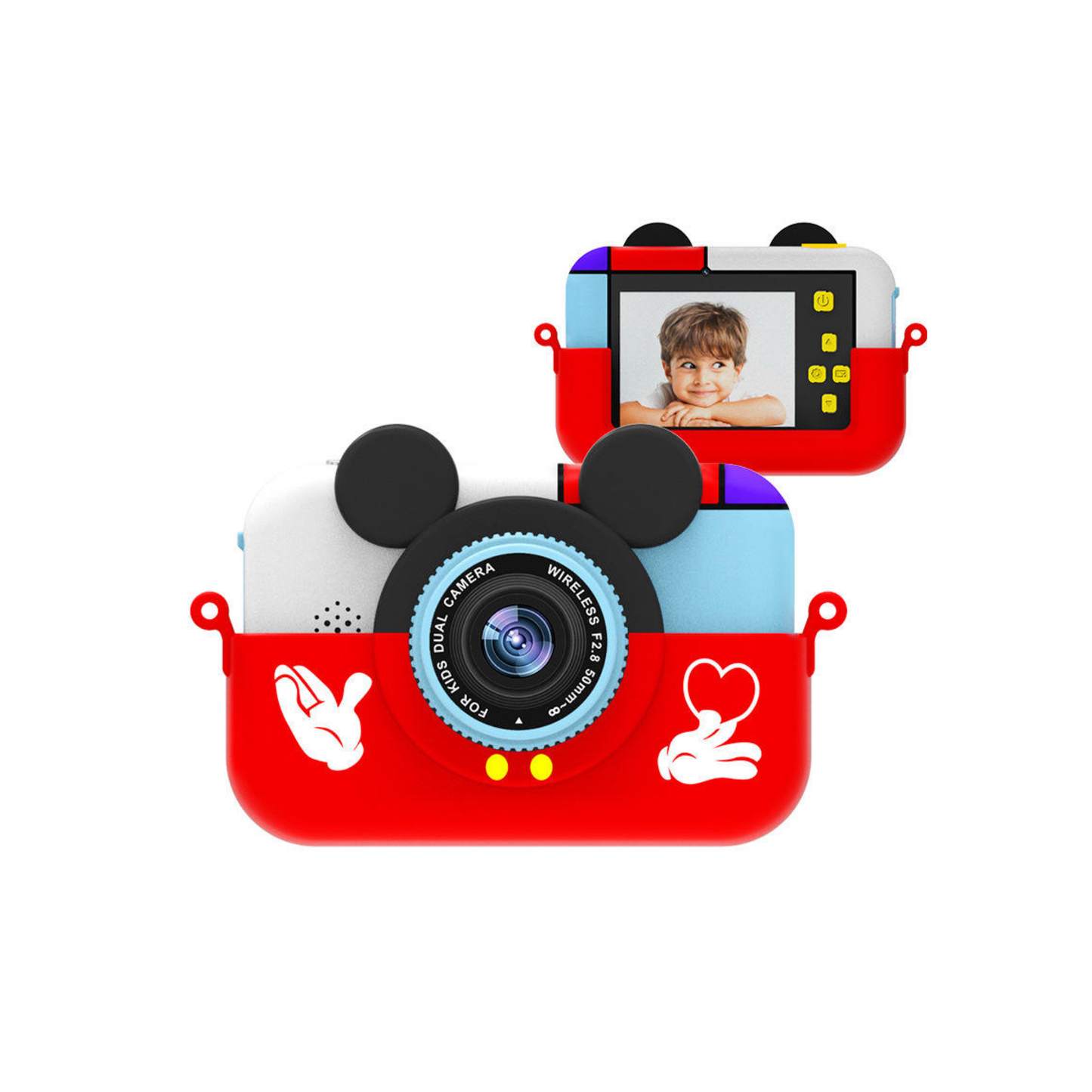 Funny Camera Series - Cartoon Camera (Mickey Mouse Edition - Red)