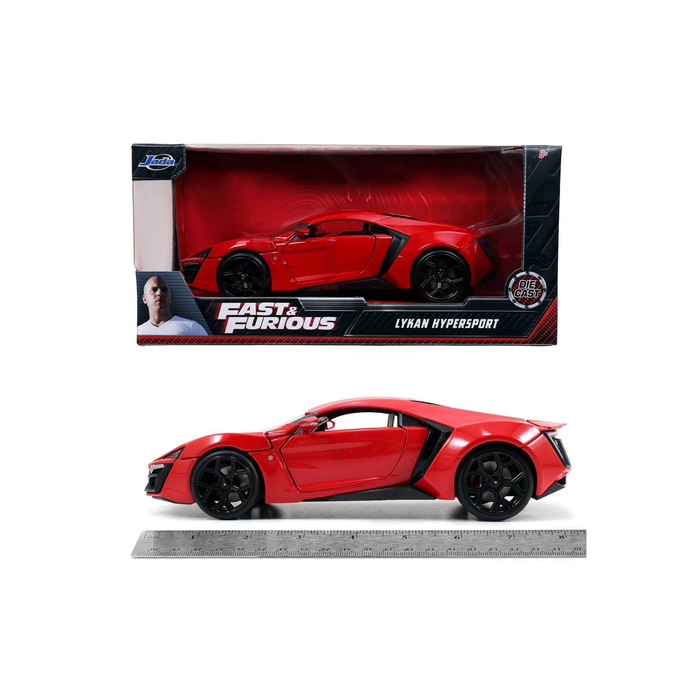 Fast & Furious Lykan Hypersport 1:24 Scale Die-Cast Vehicle by Jada (Red)