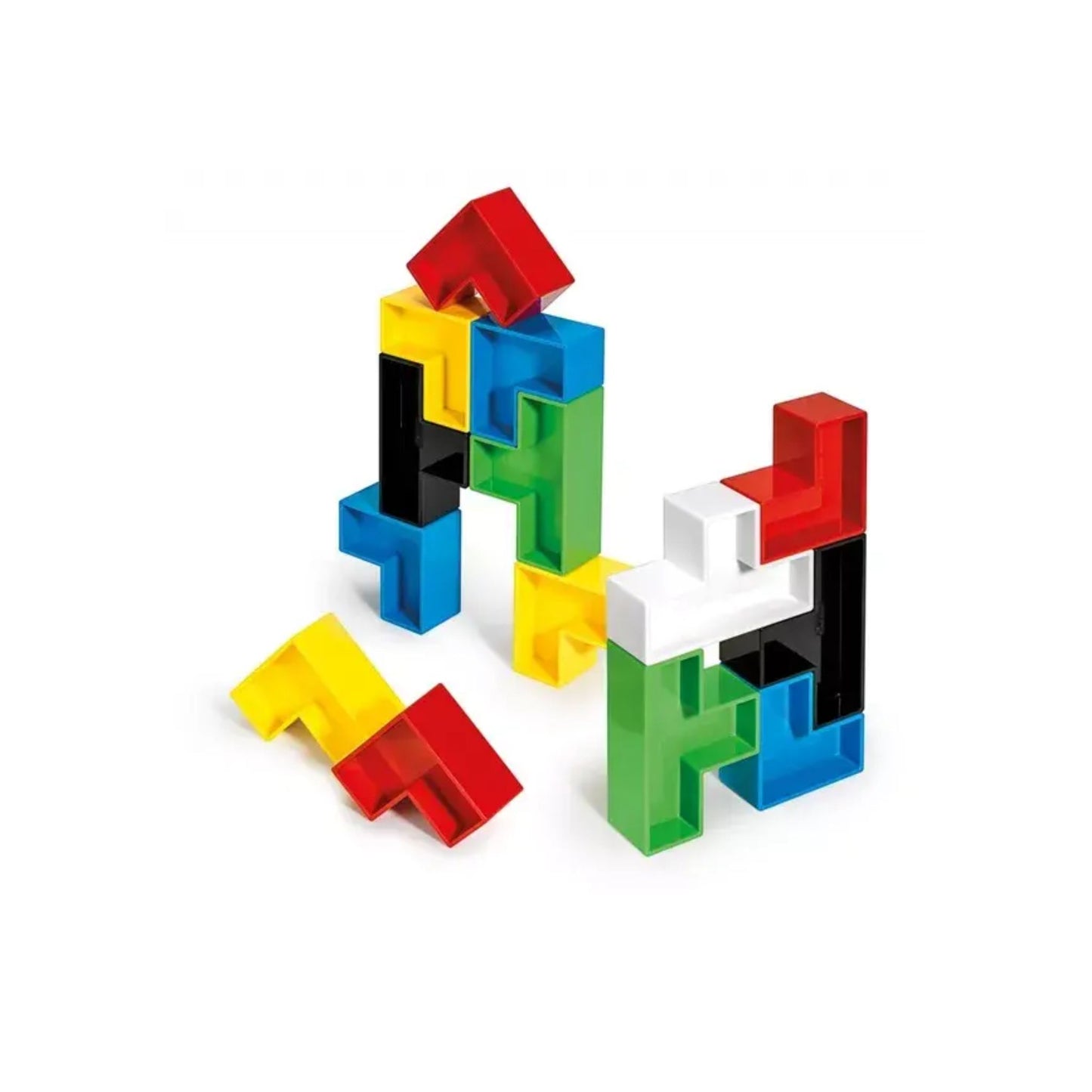 Poli Cubi - Interlocking Educational Building Blocks (Fun Factory Quercetti Edition)