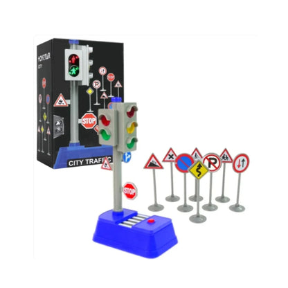 Toystar City Traffic - Traffic Signs Set (Jin Jia Toys Edition)