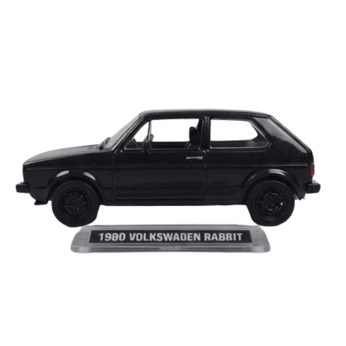 Vintage 1980 VW Rabbit "Black Bandit" – Limited Edition Die-Cast Hatchback