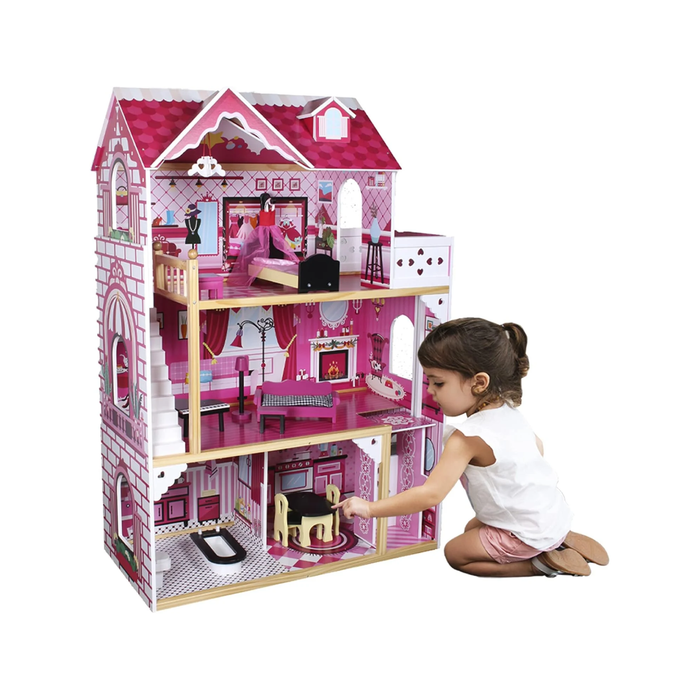 Royal Princess Palace Wooden Dollhouse Playset