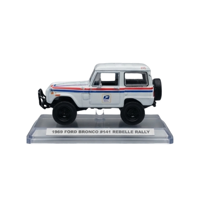 1969 Ford Bronco #141 | Rebelle Rally - Hollywood Series - GreenLight 1:64 Scale