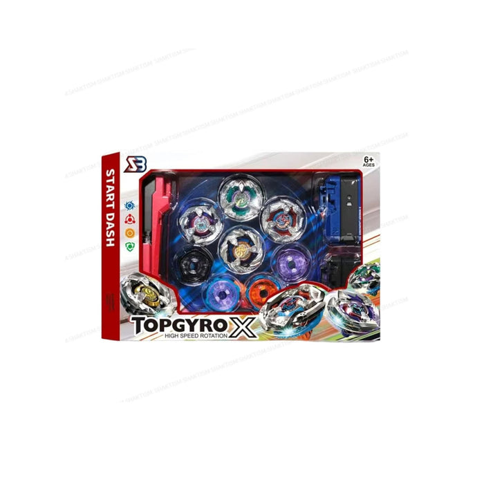 Topgyro X - High Performance Battling Top Game (Xtray & Black String Launcher Edition)