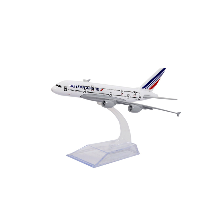 Air France Die-Cast Airplane Model with Display Stand