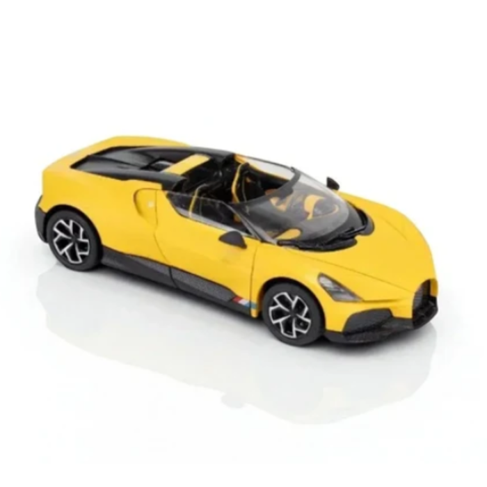 RW Bugatti Mistral 1:32 Scale Die-Cast Model Car (Yellow)