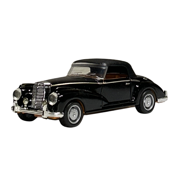 Classic Vintage Coupe Die-Cast Car Model 1:32 Scale – Black Collectible Retro Car