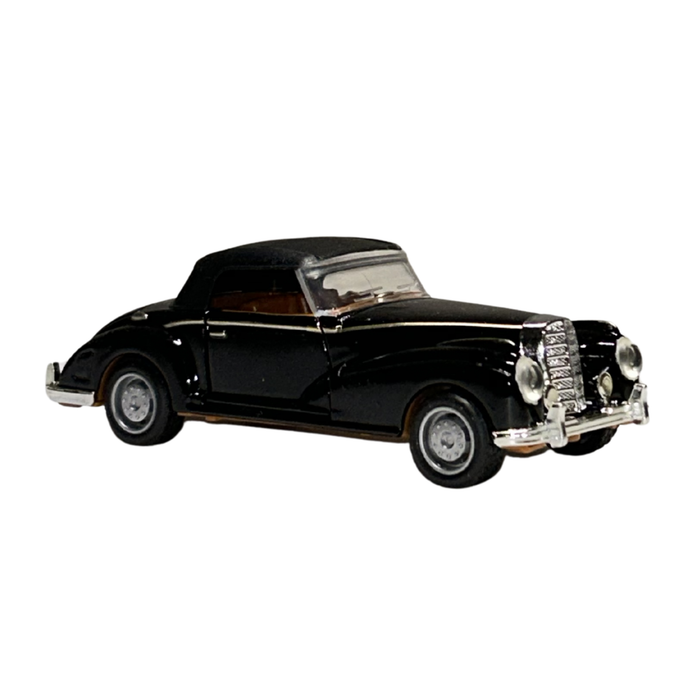 Classic Vintage Coupe Die-Cast Car Model 1:32 Scale – Black Collectible Retro Car
