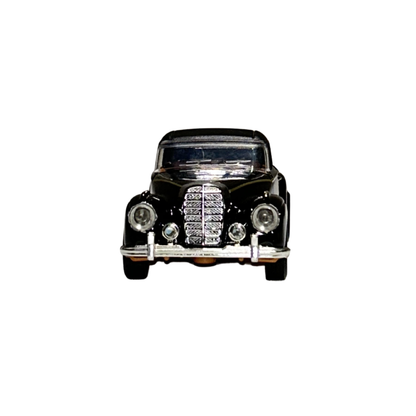 Classic Vintage Coupe Die-Cast Car Model 1:32 Scale – Black Collectible Retro Car