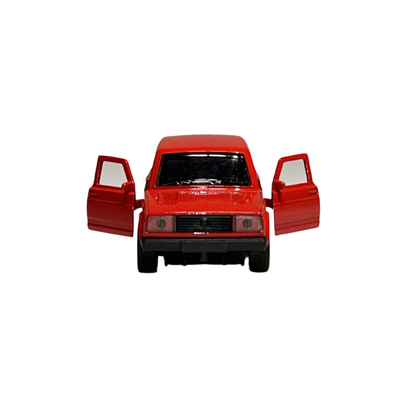 Red Classic Sedan Die-Cast Metal Toy Car – 1:32 Scale Collectible Model