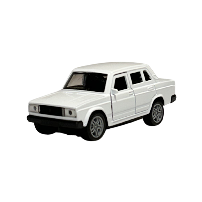 Classic Sedan Die-Cast Car Model 1:32 Scale – White Collectible Vintage Car Toy