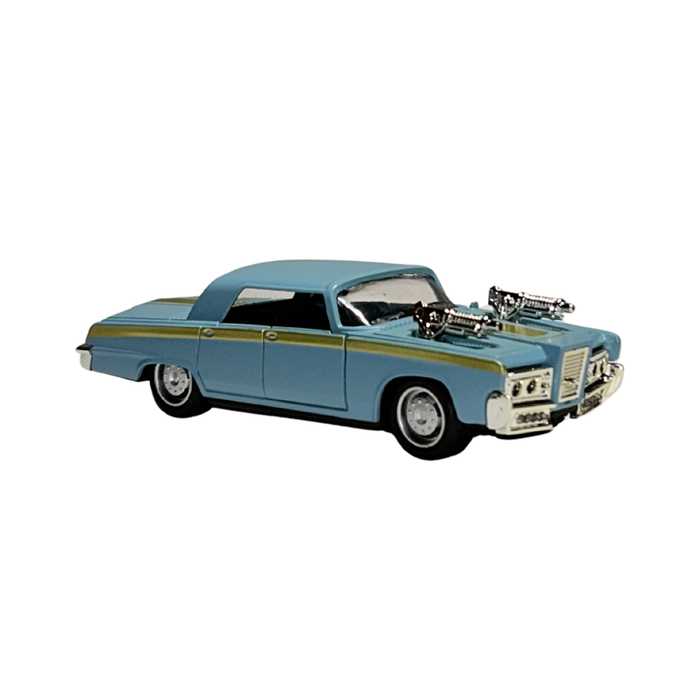 Classic Vintage Die-Cast Car Model 1:32 Scale – Blue Collectible Retro Car