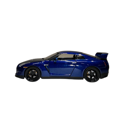 Brian's Nissan GT-R R35 Fast & Furious Die-Cast Car Model – Blue Collectible Sports Car Toy