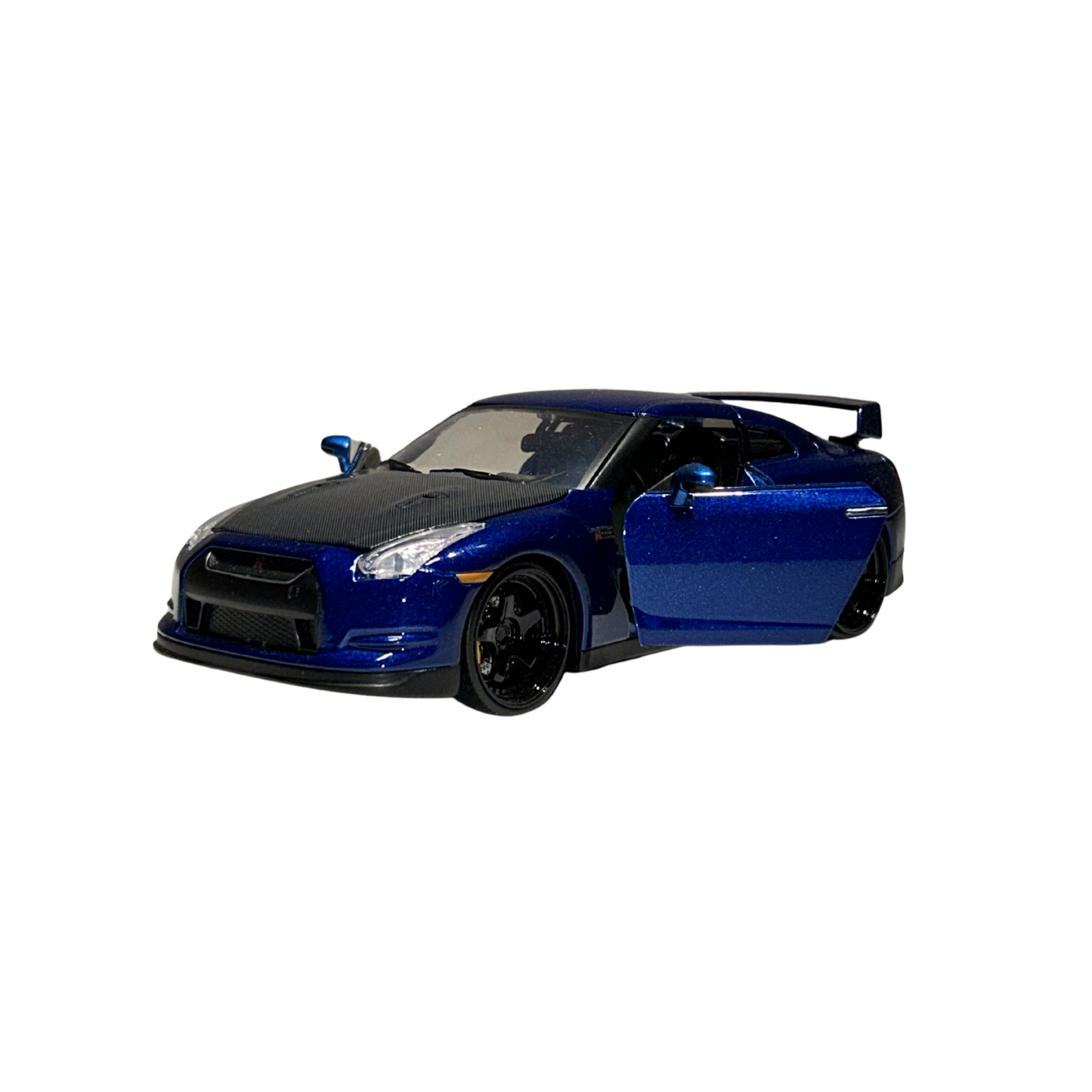 Brian's Nissan GT-R R35 Fast & Furious Die-Cast Car Model – Blue Collectible Sports Car Toy