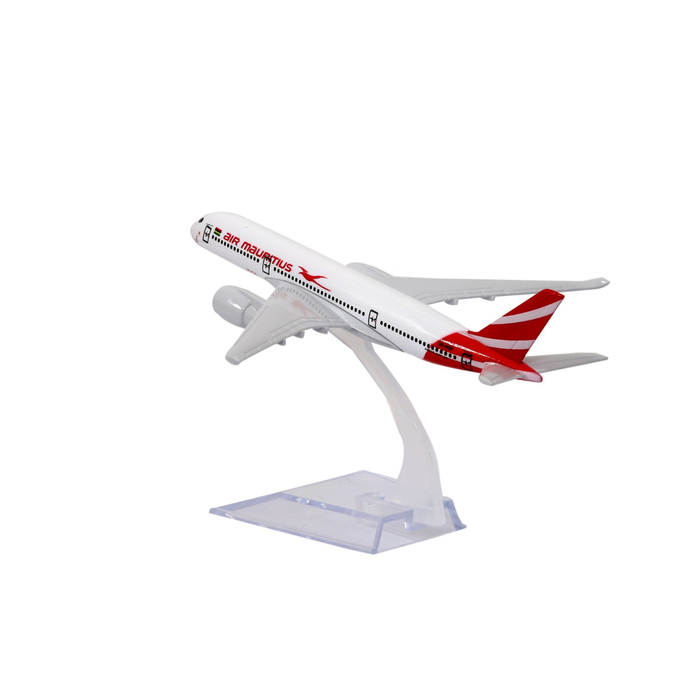 Air Mauritius Die-Cast Airplane Model with Display Stand
