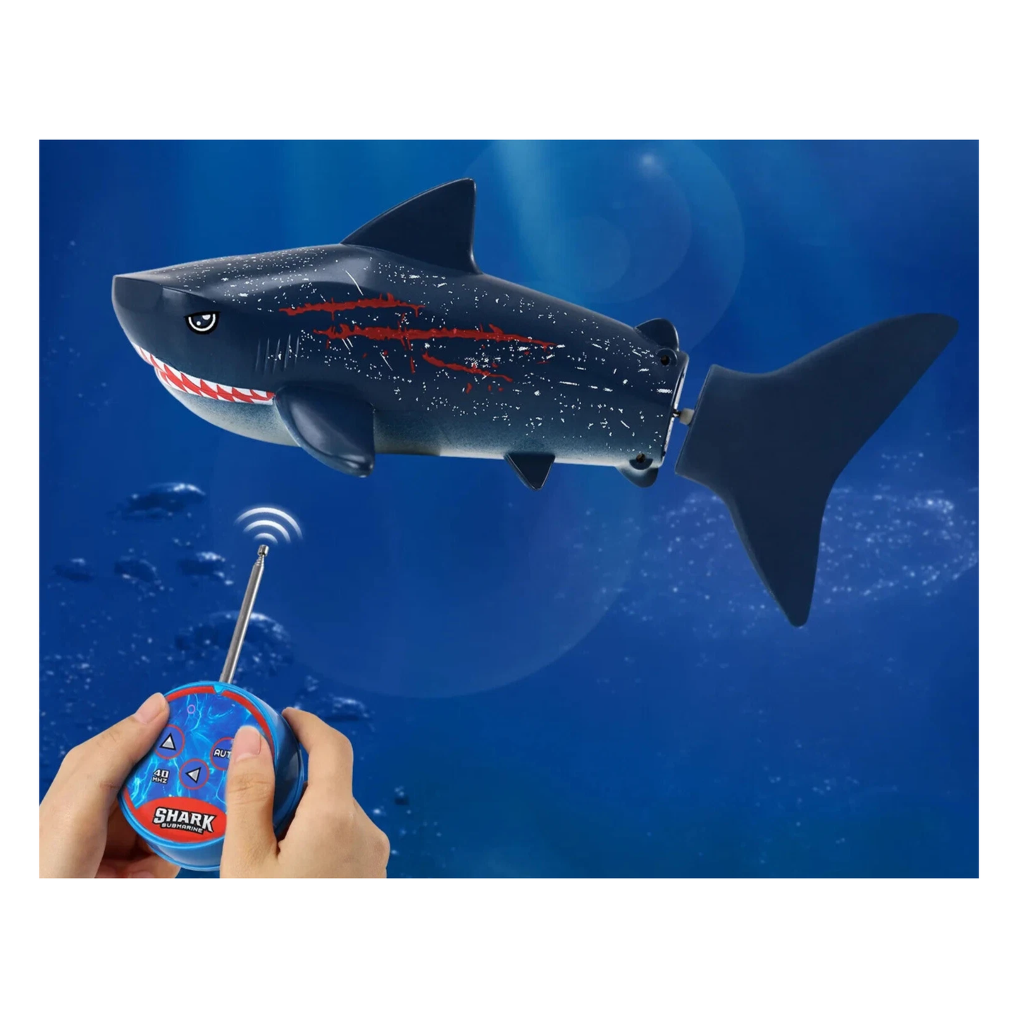 Shark Submarine - RC Watercraft Toy (Create Toys / Sea Wing Star Edition)