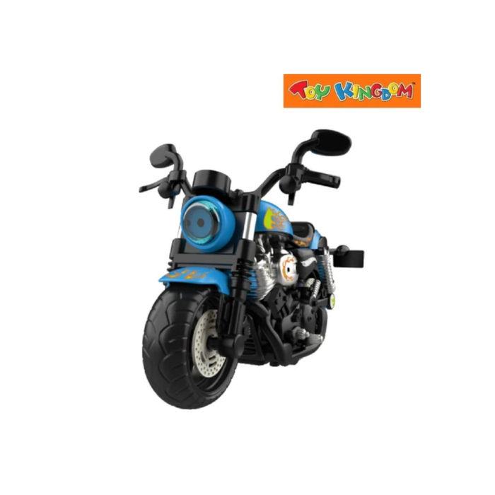 Hot Wheels Urban Ranger Series – Blue Cruiser Pull-Back Toy Motorcycle