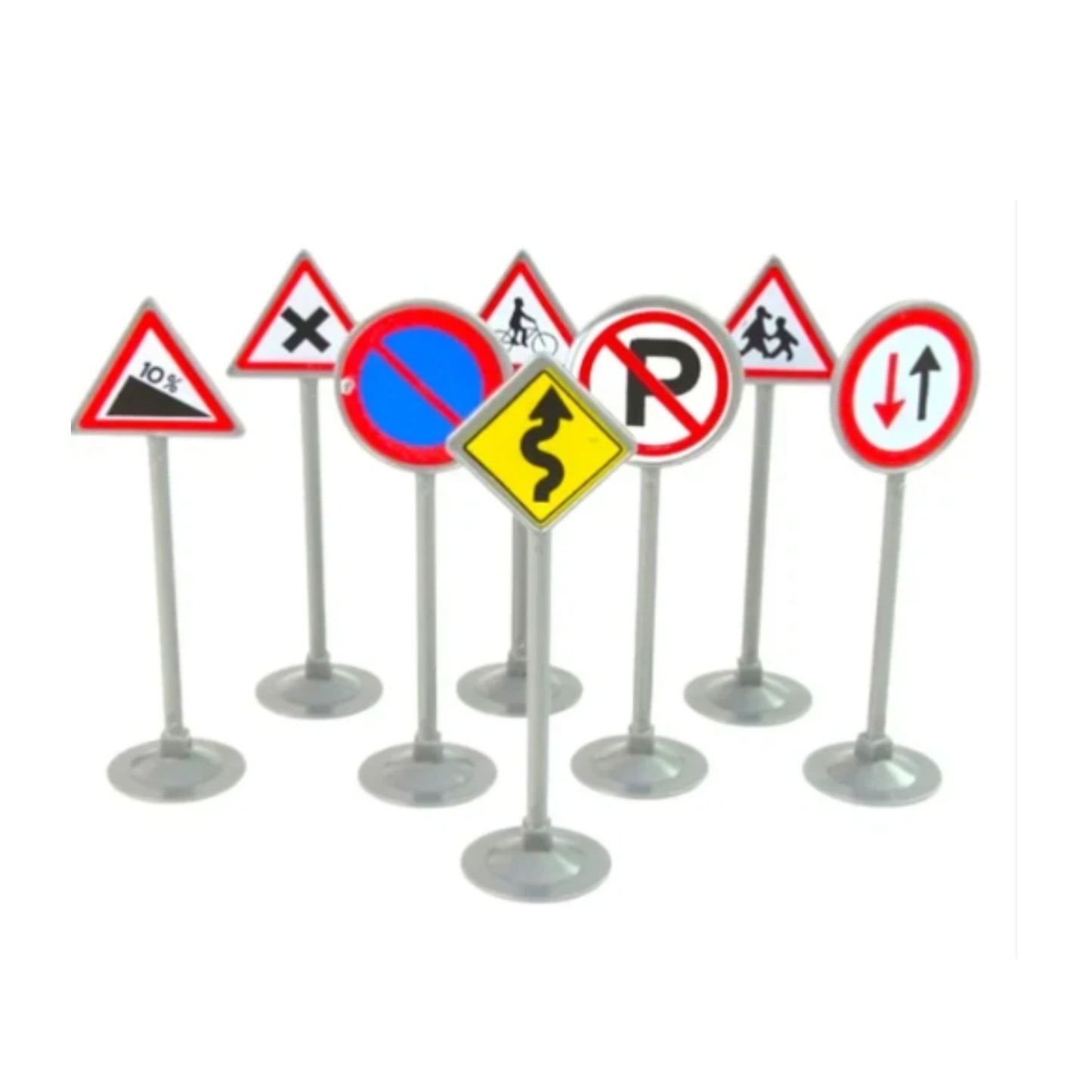 Toystar City Traffic - Traffic Signs Set (Jin Jia Toys Edition)