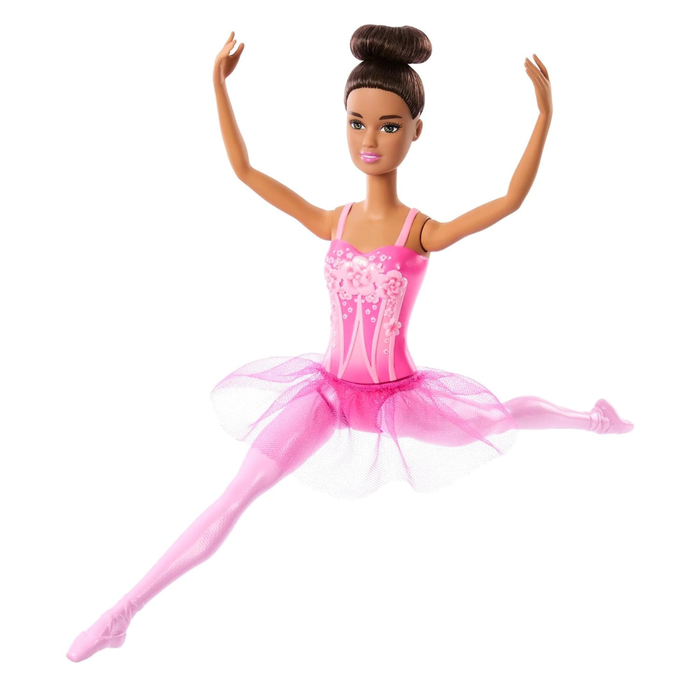 Barbie Ballerina Doll, Fashion Doll Wearing Removable Tutu, Posed with Ballet Arms & “en Pointe” Toe Shoes