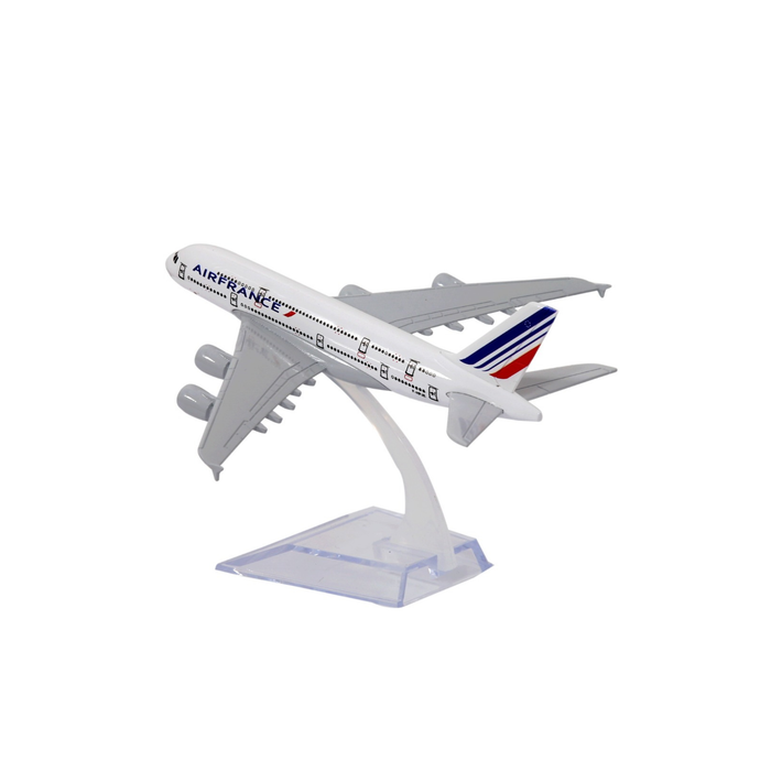 Air France Die-Cast Airplane Model with Display Stand