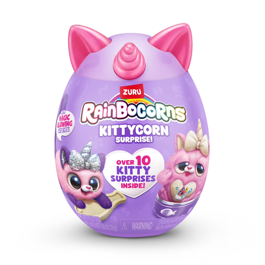 Rainbocorns Kittycorn Surprise Series 2 – Collectible Plush Toy with Surprise Accessories by ZURU