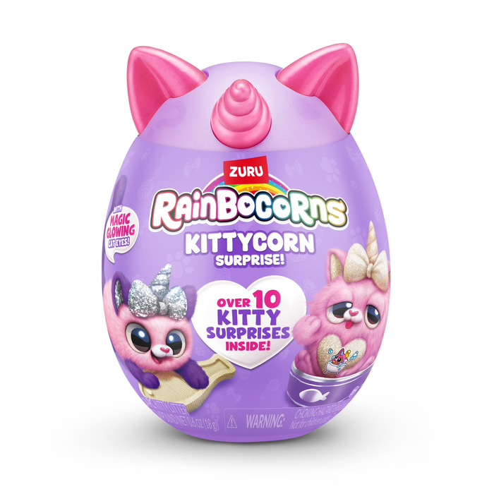 Rainbocorns Kittycorn Surprise Series 2 – Collectible Plush Toy with Surprise Accessories by ZURU