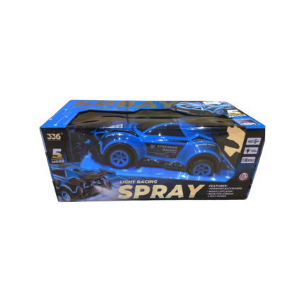 336 Toys Light Racing Spray Remote Control Stunt Car (Blue)