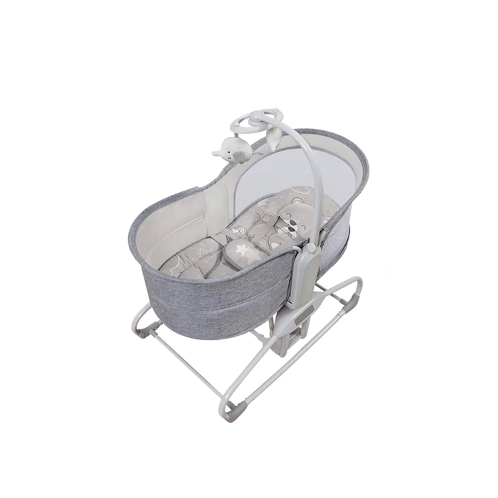 Mastela Deluxe Multi-Functional Bassinet – Premium Comfort in Sophisticated Dark Grey