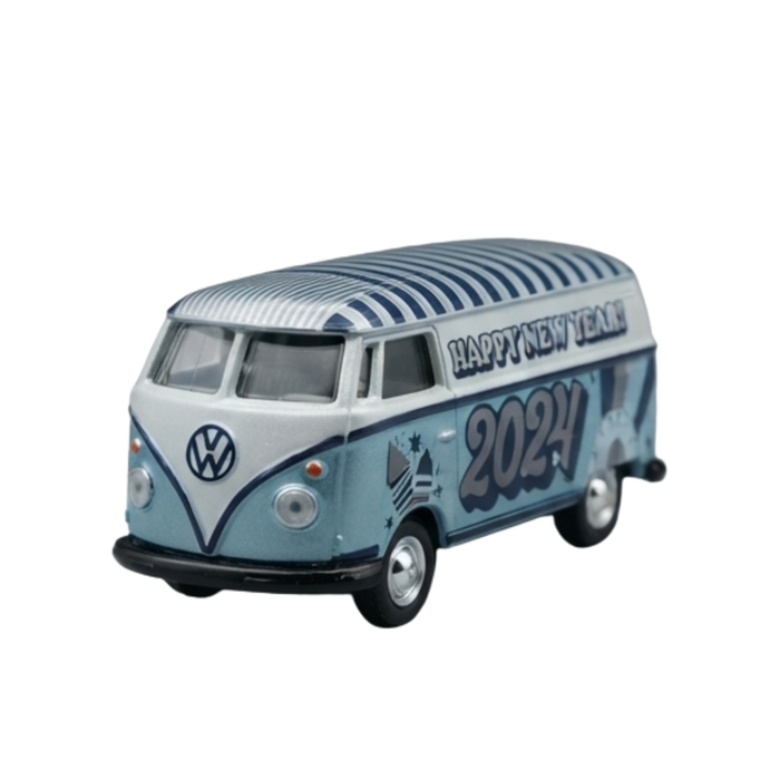 2024 Happy New Year Volkswagen Type 2 Panel Van | Hobby - GreenLight 1:64 Scale