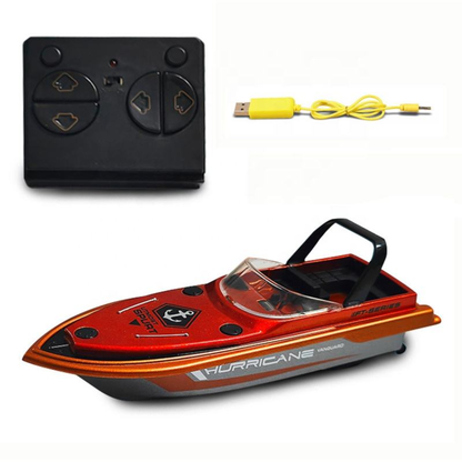 Happy Cow Mini Yacht Remote Control Boat (Hurricane Orange)