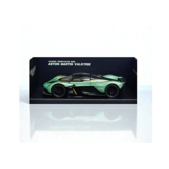 RW Aston Martin Valkyrie AMR 1:32 Scale Die-Cast Model Car (Mint Green)